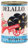 Delallo&nbsp;&nbsp;extra large pitted ripe olives Center Front Picture