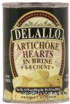 Delallo&nbsp;&nbsp;artichoke hearts in brine, 6-8 count Center Front Picture