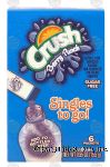 Crush Singles to go! berry punch flavor powder drink mix, sugar free, 6-packets Center Front Picture