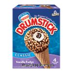 Drumstick&nbsp;Ice Cream Cones&nbsp;Vanilla Fudge Center Front Picture