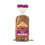 Brownberry&nbsp;Dutch Country&nbsp;100% whole wheat double fiber sliced bread loaf Center Front Picture