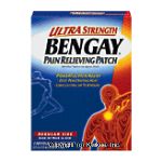 Bengay&nbsp;Pain Relieving Patch&nbsp;Ultra Strength Regular Size Center Front Picture