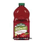 Old Orchard 100% Juice Bottled 100% Juice  Apple Wild Cherry Center Front Picture