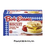 Bob Evans&nbsp;SnackWiches&nbsp;Sausage Egg & Cheese Biscuits Large 4 Ct Center Front Picture