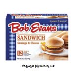 Bob Evans&nbsp;SnackWiches&nbsp;Sausage Cheeseburgers 12 Ct Center Front Picture