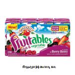 Apple & Eve&nbsp;fruitables&nbsp;berry berry fruit & vegetable juice beverage, no sugar added, 8 6.75-fl. oz. drink box with straw Center Front Picture