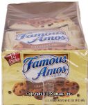 Famous Amos&nbsp;&nbsp;chocolate chip cookies, 12 1.4-ounce packets Center Front Picture