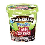 Ben & Jerry's&nbsp;Low Fat Frozen Yogurt&nbsp;Half Baked Center Front Picture