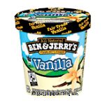 Ben & Jerry's&nbsp;Ice Cream&nbsp;Vanilla w/Fair Trade Certified Vanilla Center Front Picture