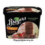 Breyers&nbsp;Ice Cream&nbsp;Vanilla-Chocolate-Strawberry Center Front Picture
