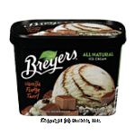 Breyers&nbsp;Ice Cream&nbsp;Vanilla Fudge Twirl Center Front Picture