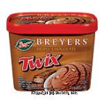 Breyers&nbsp;Ice Cream&nbsp;Twix(R) Triple Chocolate Center Front Picture