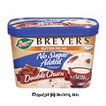 Breyers&nbsp;Ice Cream&nbsp;Double Churn No Sugar Added Butter Pecan Center Front Picture