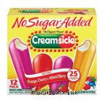 Creamsicle&nbsp;Dairy Dessert Bars&nbsp;Orange Cherry & Mixed Berry No Sugar Added 1.65 Oz Center Front Picture