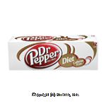 Dr Pepper&nbsp;&nbsp;diet caffeine free soda, 12-pack 12-ounce cans Center Front Picture