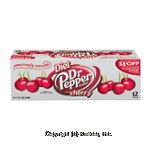 Dr Pepper&nbsp;&nbsp;diet cherry soda pop, 12-fl. oz. cans Center Front Picture