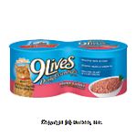 9 Lives&nbsp;&nbsp;salmon supreme entr�e cat food, 4 5.5-ounce cans Center Front Picture