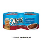 9 Lives&nbsp;&nbsp;sliced beef in gravy, 4 5.5-ounce cans Center Front Picture