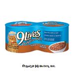 9 Lives&nbsp;&nbsp;turkey & giblets dinner cat food, 4 5.5-ounce cans Center Front Picture
