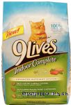 9 Lives&nbsp;Cat Food&nbsp;Daily Essentials w/Real Salmon Chicken & Beef Center Front Picture