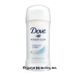 Dove&nbsp;Ultimate Clear&nbsp;anti-perspirant/deodorant, translucent moisturizers, original clean Center Front Picture