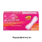 Carefree&nbsp;Body Shape&nbsp;maximum protection pantiliners, unscented, for sizes 14+ Center Front Picture