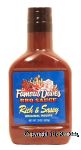 Famous Dave's&nbsp;&nbsp;bbq sauce, rich & sassy original recipe Center Front Picture