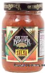 On The Border  salsa medium, mexican grill Center Front Picture