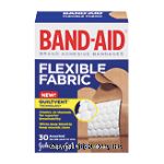 Band-Aid  flexible fabric sterile bandages, 3 sizes Center Front Picture