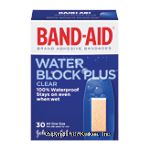 Band-Aid&nbsp;&nbsp;water block plus, clear transparent sterile bandage Center Front Picture