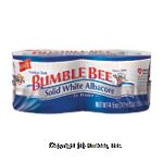 Bumble Bee&nbsp;&nbsp;solid white albacore in water Center Front Picture