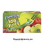 CapriSun Apple Splash 100% apple juice, 10 6-fl. oz. pouches Center Front Picture