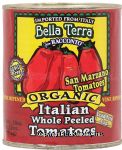 Bella Terra&nbsp;from Racconto&nbsp;organic italian whole peeled tomatoes, san marzano tomatoes Center Front Picture