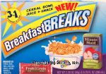 Breakfast Breaks&nbsp;&nbsp;cinnamon toast crunch cereal, minute maid apple juice, cereal bar breakfast kit, just add milk Center Front Picture