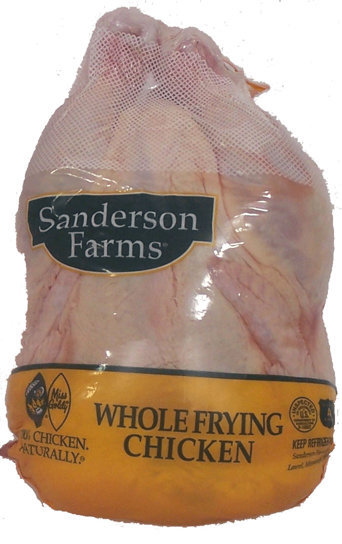 Product Infomation for Sanderson Farms Whole Frying Chicken, approx 5 lbs
