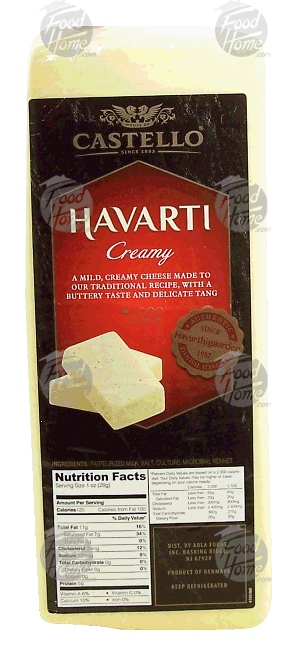 Product Infomation for Castello havarti; a mild