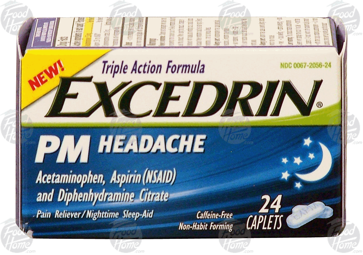 Product Infomation for Excedrin PM headache