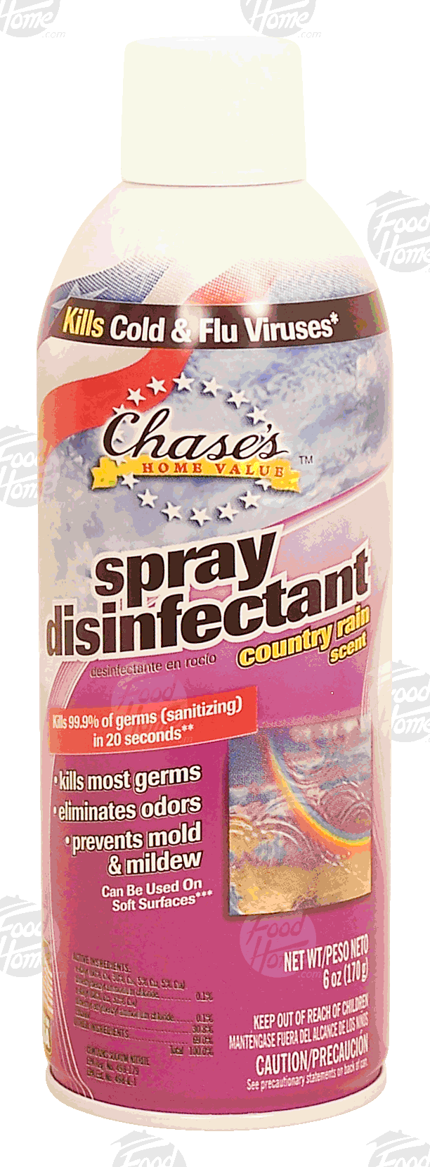 Product Infomation for Chase's Home Value spray