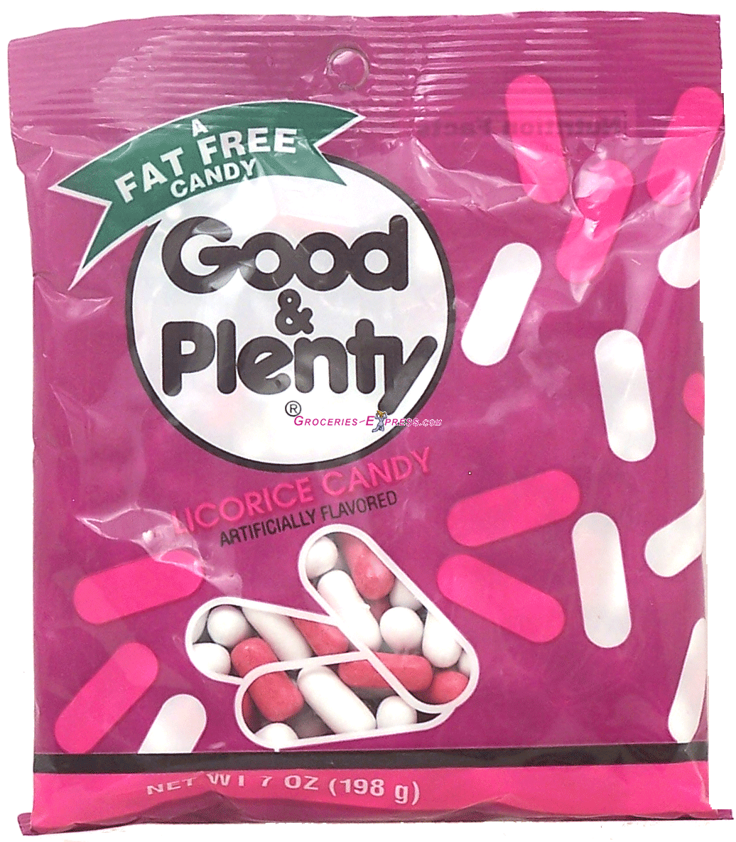 Product Infomation for Good & Plenty assorted