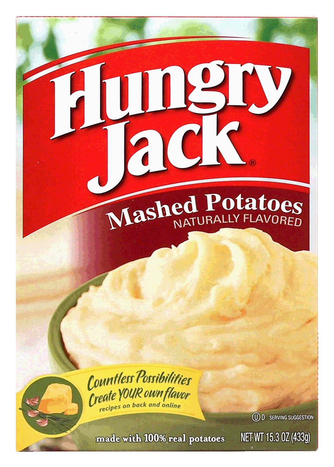 Product Infomation for Hungry Jack mashed