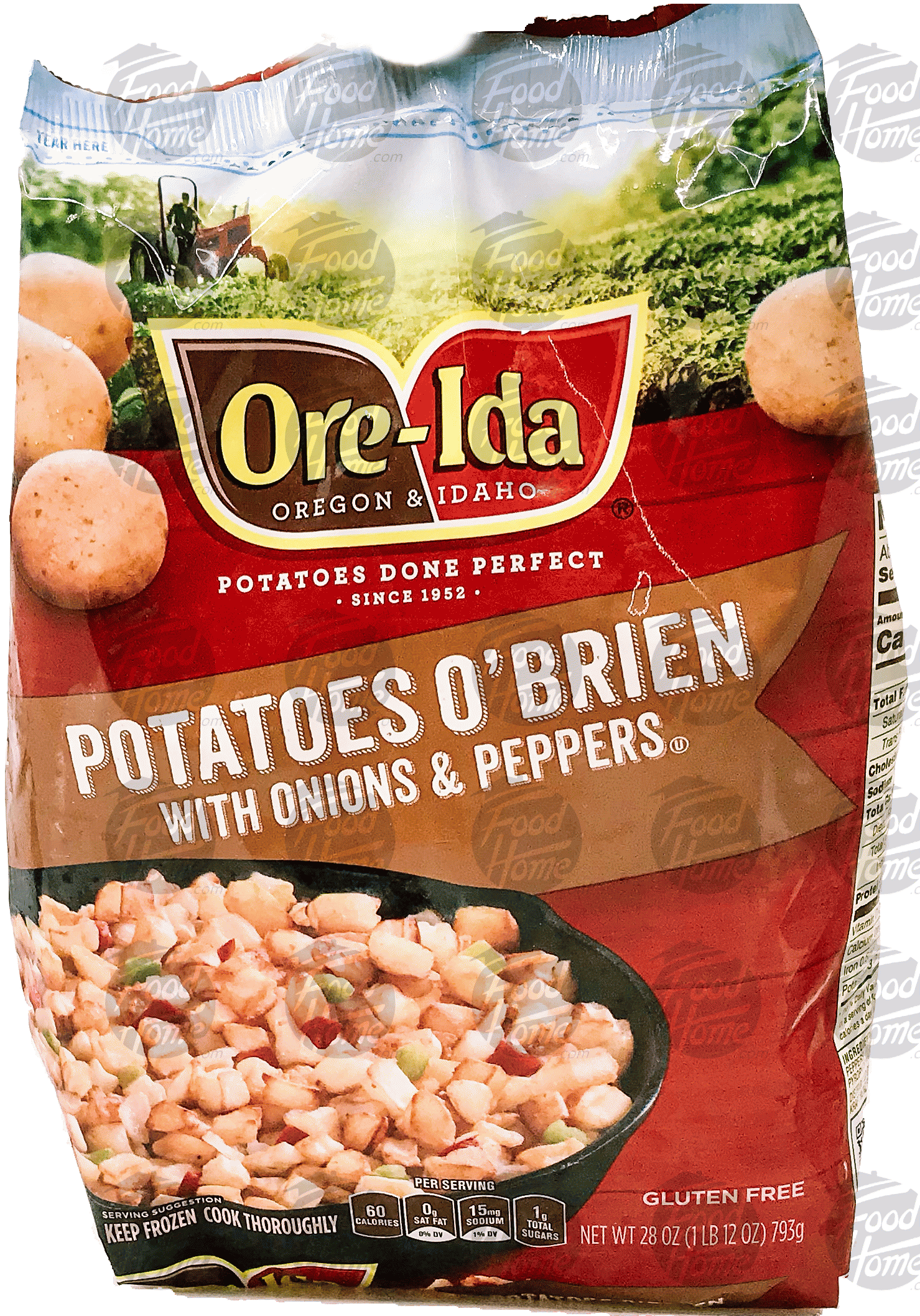 Product Infomation for OreIda Potatoes O'Brien w