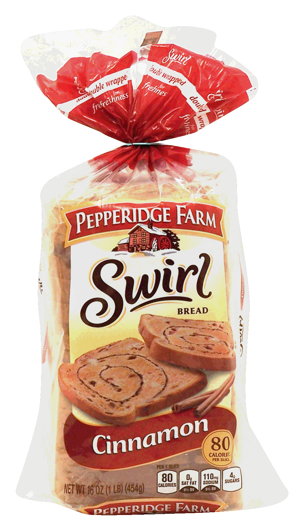 Product Infomation for Pepperidge Farm Swirl cinnamon bread, sliced