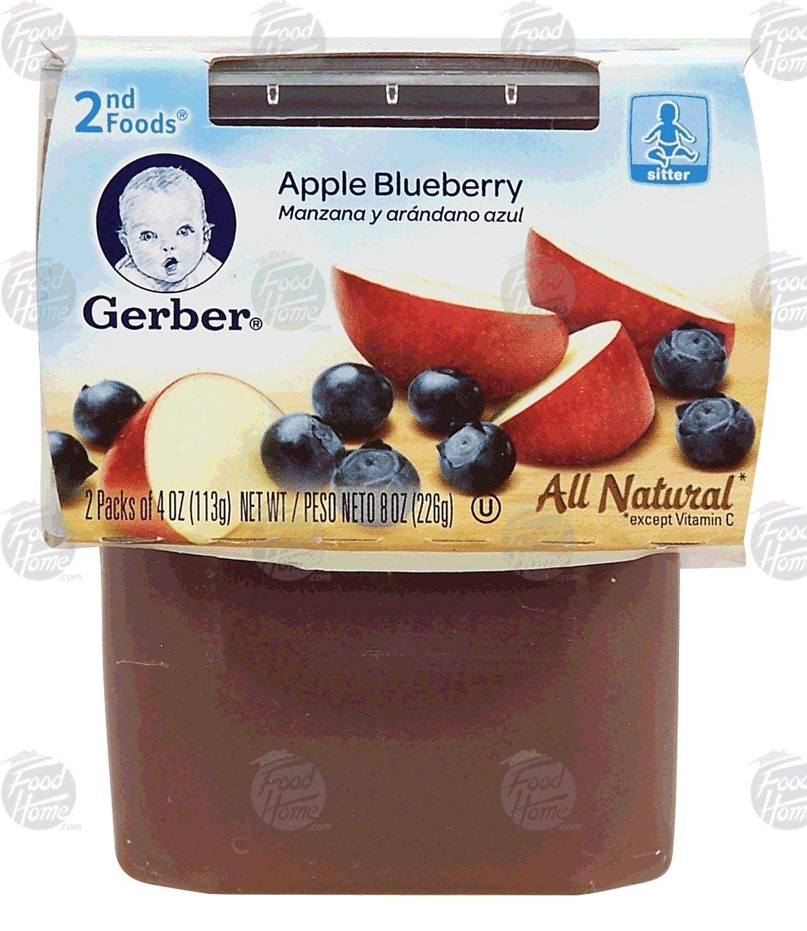 Product Infomation for Gerber All Natural apple