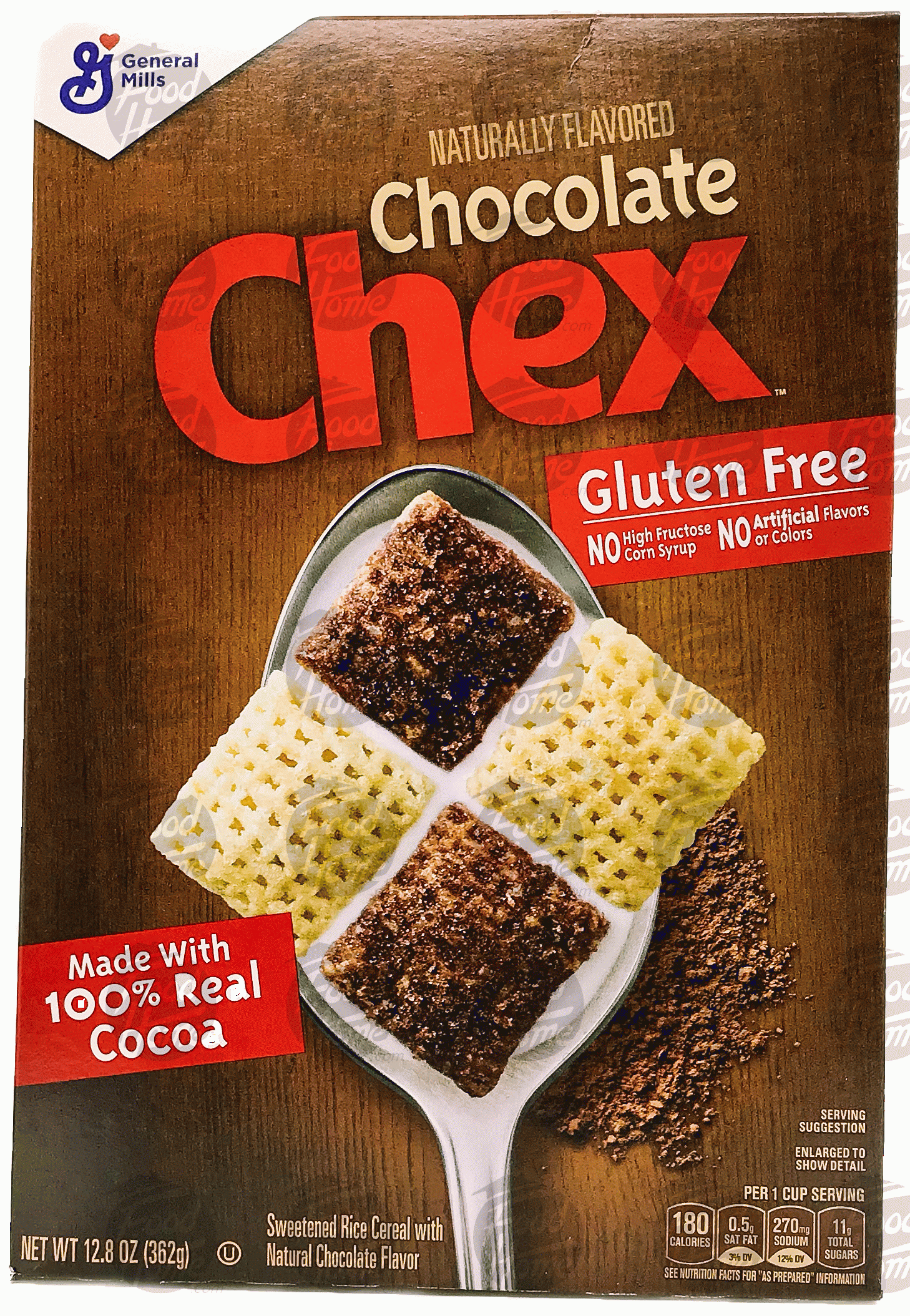 Product Infomation for General Mills Chocolate Chex sweetened rice cereal