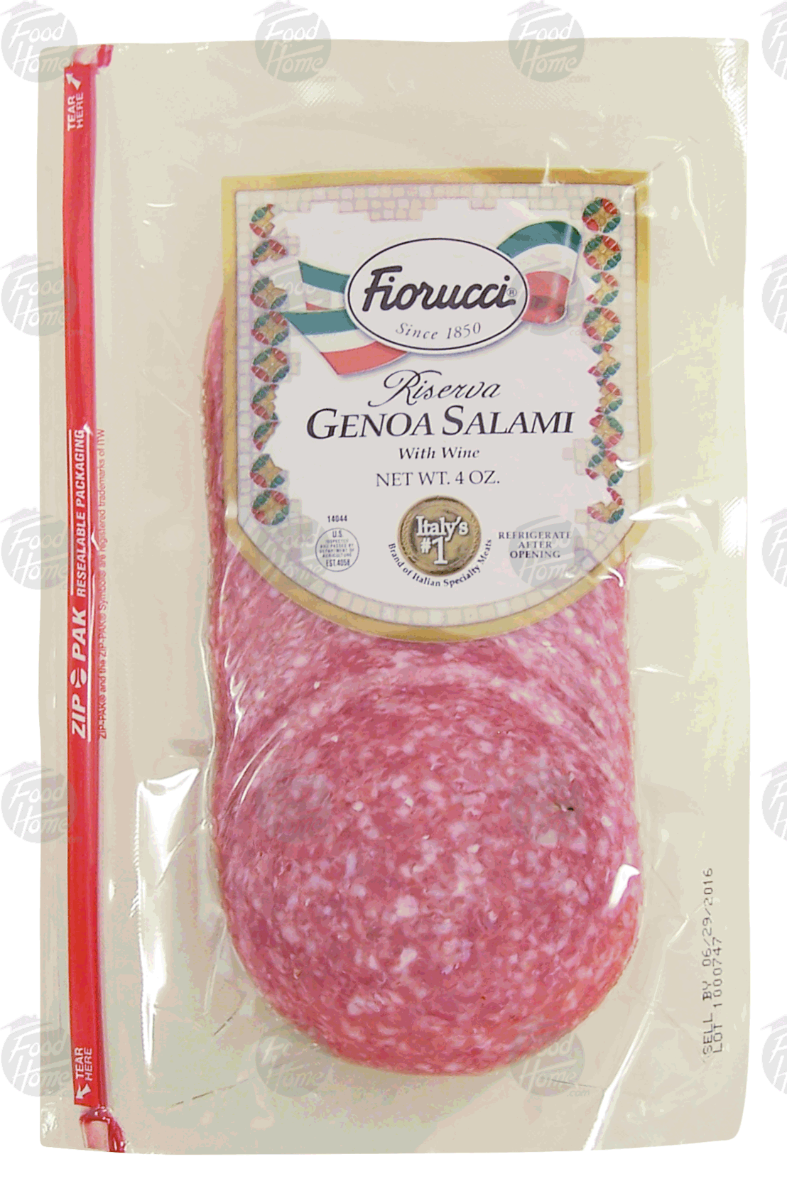 Product Infomation for Fiorucci genoa salami with