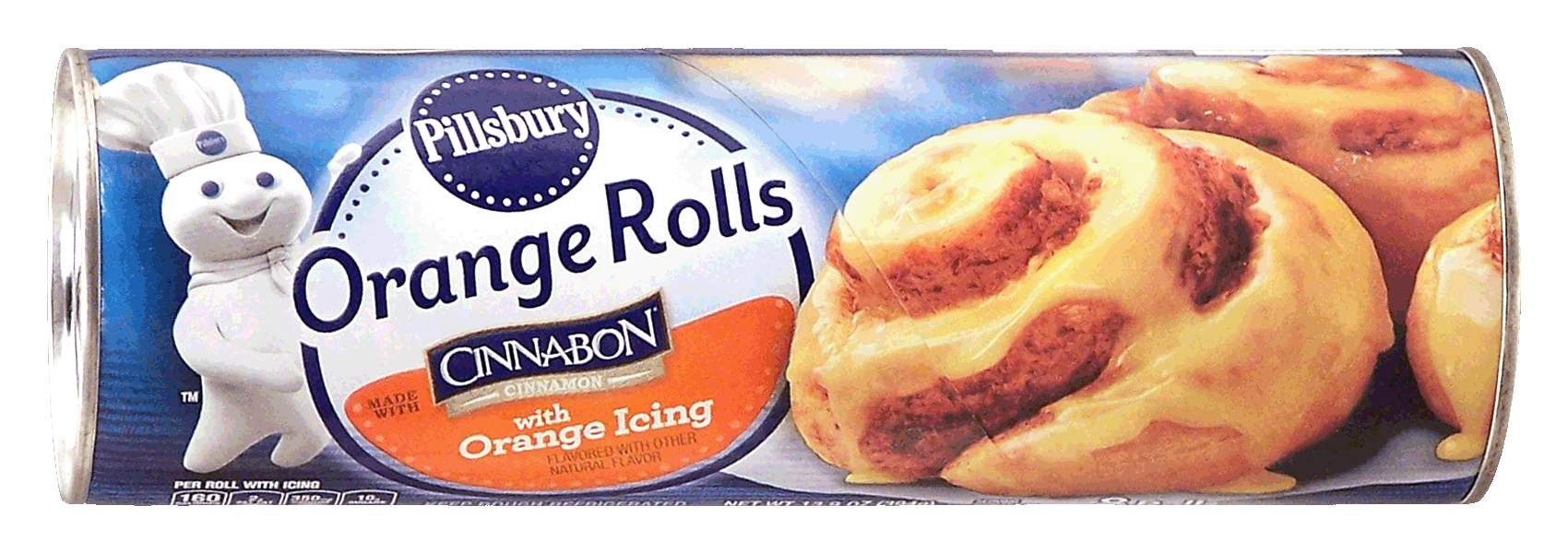 Product Infomation for Pillsbury Orange Rolls 8