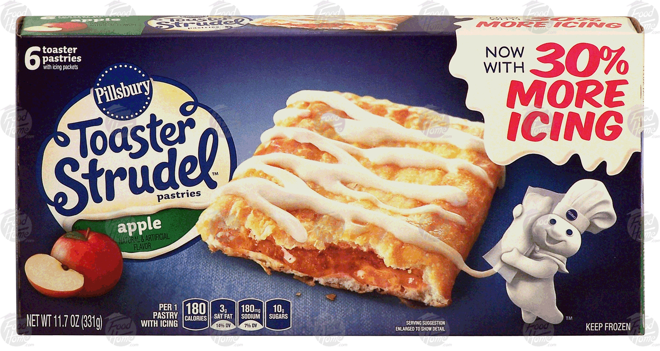 Product Infomation for Pillsbury Toaster Strudel