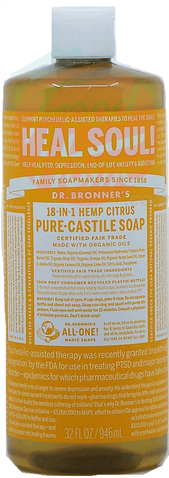 Product Infomation for Dr. Bronner's Magic Heal