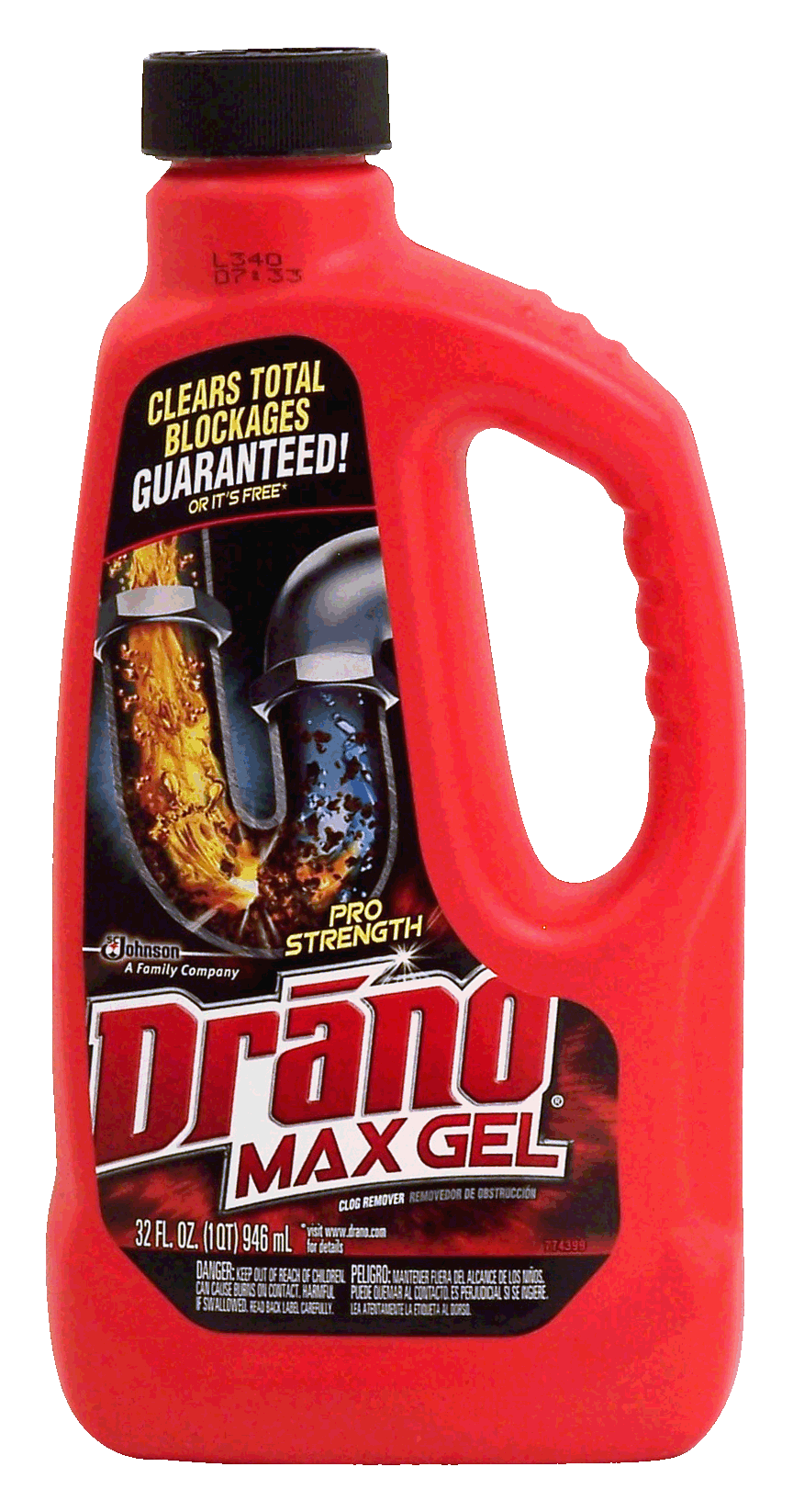 Product Infomation for Drano Max Gel pro strength