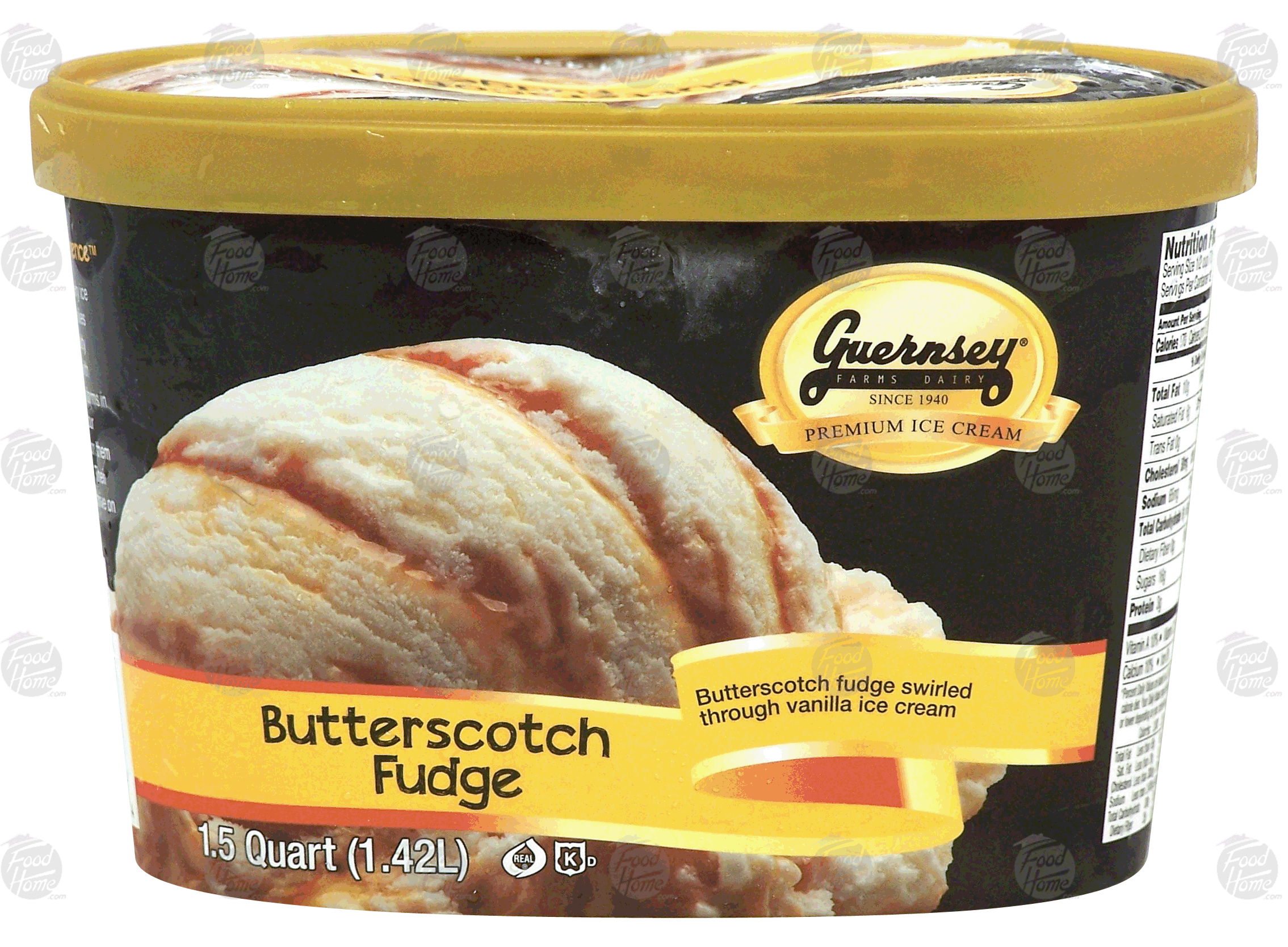Product Infomation for Guernsey butterscotch fudge ice cream" 1996900905